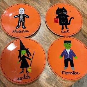 Pottery Barn Kids Halloween Plates